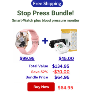Smart watch plus Blood Pressure monitor