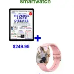 Ebook + Pink Smartwatch